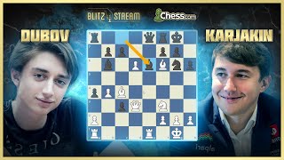 La plus belle partie déchecs de la décennie  Dubov vs Karjakin 2020 [upl. by Ellinger]