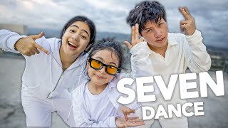 SEVEN  Jungkook Siblings Dance  Ranz and Niana ft Natalia [upl. by Tezile]