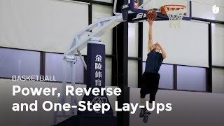 The LayUp Power LayUps Reverse LayUps and OneStep LayUps  Basketball [upl. by Omoj]