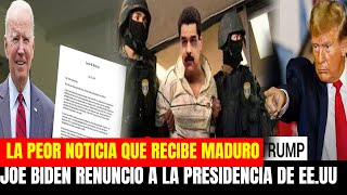 Nicolás Maduro FUE SORPRENDIDO  HOY RENUNCIO JOE BIDEN SE ACABO EL TIEMPO DE MADURO  MARIA CORINA [upl. by Southworth]