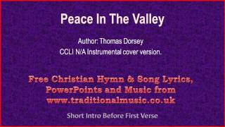 Peace In The Valley  Hymn Lyrics amp Music [upl. by Kerril321]