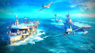 Aircraft Carrier CV Basics  World of Warships Legends PlayStation Xbox [upl. by Hukill]