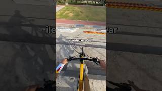 Burdan aşağı iniyorum ama ilerde teller var 😳 bike bisiklet mtb downhill pov [upl. by Einrae]