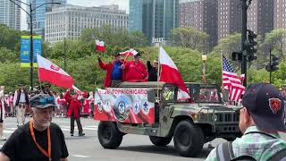 Polska Parada Konstytucji 3 Maja  Chicago IL 2024 [upl. by Tdnerb]