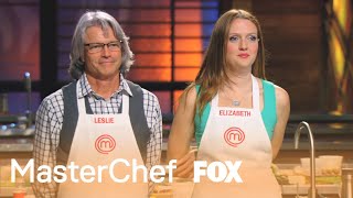 Leslie And Elizabeths Chicken Oysters  Season 5 Ep 16  MASTERCHEF [upl. by Jac925]