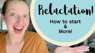 How To Relactate [upl. by Ecaj]