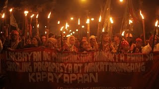 Lakbayan ng Pambansang Minorya Para sa Sariling Pagpapasya at Makatarangungang Kapayapaan 2016 [upl. by Kempe]