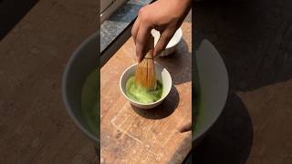 Matcha Brewing Ceremony How to brew matcha correctly shorts [upl. by Bilicki737]