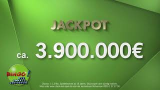 Diesen Sonntag im BINGOJackpot ca 3900000 € [upl. by Nhor]