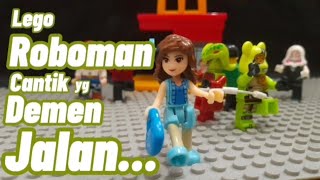 Lego Roboman cantik yg demen jalanstop motion [upl. by Niamreg]