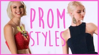 4 Pretty Prom Styles With Allie Marie Evans [upl. by Baldwin963]