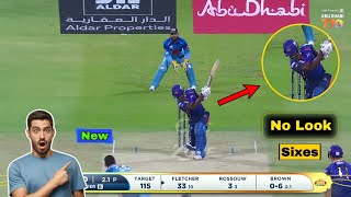 The Best quotNo Look quot 😎 Sixes in Cricket  Fletcher Saim Ayub Rashid Khan etc [upl. by Notnirb281]