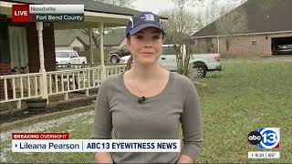 Needville woman has 3 cars totaled by extreme storm [upl. by Reis534]