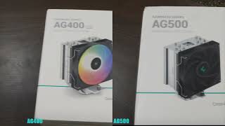 Deepcool ag400 vs ag500 cooler  Ryzen 7 5800x [upl. by Eceirahs685]