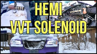 hemi vvt solenoid replacement [upl. by Naitsirhk]