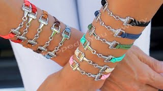 KIT  DIY Horse Bit Bracelet ❤️ Easy Step by Step How to Video Tutorial Charm Bracelets MichouBeads [upl. by Leduar653]