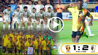 Uganda Cranes Vs Algeria Fc Highlights Full Time 12 World Cup Qualifiers at Namboole Stadium [upl. by Haidabej6]