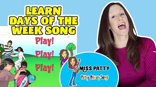 Learn Days of the Week Song for Children and Kids  Saturdays My Favorite Day by Patty Shukla [upl. by Ronile]