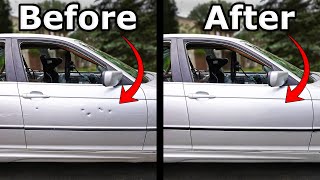 How to Repair and Remove Dents from your Car DIY [upl. by Illah]