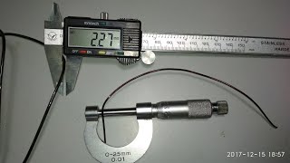 How to check SWG wire on micro meter से वाइंडिंग वायर का नंबर कैसे निकालें [upl. by Onairot183]