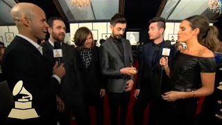 Bastille On Choosing GRAMMY Suits  GRAMMYs [upl. by Resiak]