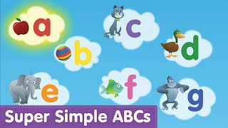 Phonics Alphabet Song Lowercase  Super Simple ABCs [upl. by Ardnuyek790]