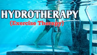 Hydrotherapy theory Exercise therapy [upl. by Cheri]