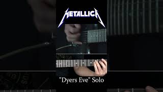 Dyers Eve Guitar Solo  Metallica [upl. by Ahsinwad]