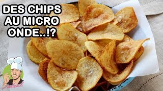 Comment faire des CHIPS au MICRO ONDE  MANKYCOOK [upl. by Aicaca]