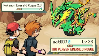 🔴 Pokemon Emerald Rogue MULTIPLAYER 🔴 CAN 2 PLAYERS DEFEAT THE HARDEST POKEMON GAME [upl. by Quent]