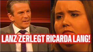 🔥 UNFASSBAR SIEH DIR DAS AN LANZ ZERLEGT RICARDA LANG I PolitikShortsGER politik ricardalang [upl. by Ilime]