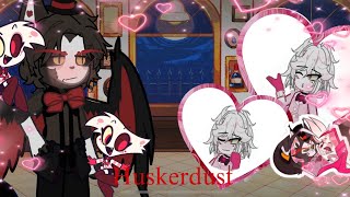 Husk reacts to Angel Dust   Hazbin Hotel [upl. by Eirena]