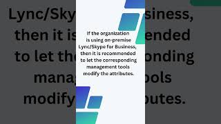 the ProxyAddresses and msRTCSIP PrimaryUserAddress attribute [upl. by Daniels]