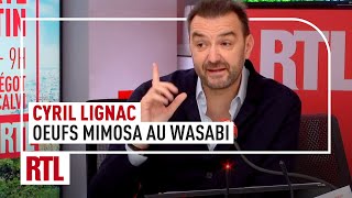 Cyril Lignac  les oeufs mimosa au wasabi [upl. by Brady497]