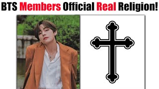 BTS Members Official REAL Religion 😱😍💜 [upl. by Ulrikaumeko168]