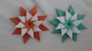 Origami star Mandala Carla by Maria Sinayskaya [upl. by Adila771]