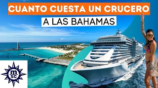 Tome un CRUCERO de Miami a Bahamas 🛳️ MSC Divina y Ocean Cay [upl. by Schott]