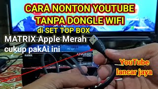 CARA NONTON YOUTUBE di STB TANPA DONGLE WIFI cukup pakai kabel data [upl. by Cheffetz]