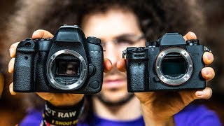 Mirrorless VS DSLR Cameras  Whats the Difference 2019 Edition [upl. by Nitnerb629]