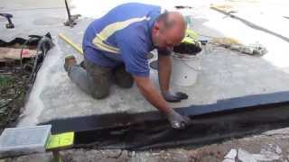 How to Waterproof a Concrete Slab [upl. by Nueoht601]