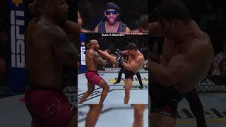 Yoel Romero Eats Huge Kick 😨 [upl. by Acirem557]