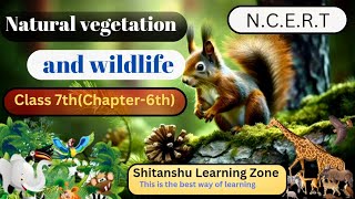 Natural vegetation and wildlife  class 7  chapter  6th Ncert geography shitanshu learning zone [upl. by Guinn412]