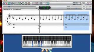 How to play Apologize by OneRepublic on Piano [upl. by Hurless]