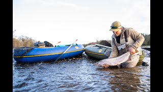 Steelhead Fishing From the Water Master Kodiak and Bruin [upl. by Ulyram]