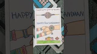 RAKSHA BANDHAN DRAWING☺️ rakshabandhan festival drawing trending shorts [upl. by Eenaej395]