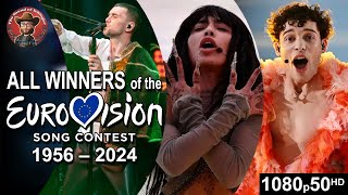 All Winners 🥇 of the Eurovision Song Contest 19562024 [upl. by Seftton]