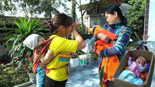 Meeting a baby abandoned by his mother and luckily finding adoptive parents  Gardening Cooking [upl. by Rol]