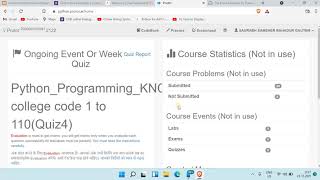 python demo quiz  IIT Kanpur prutor python quiz 4 solution [upl. by Paryavi256]