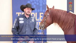 Top Reined Cow Horse Competitors Count on Triple Crown Feed [upl. by Leirza129]