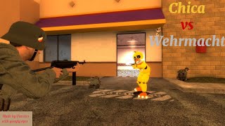 Chica vs the Wehrmacht Gmod [upl. by Nonek]